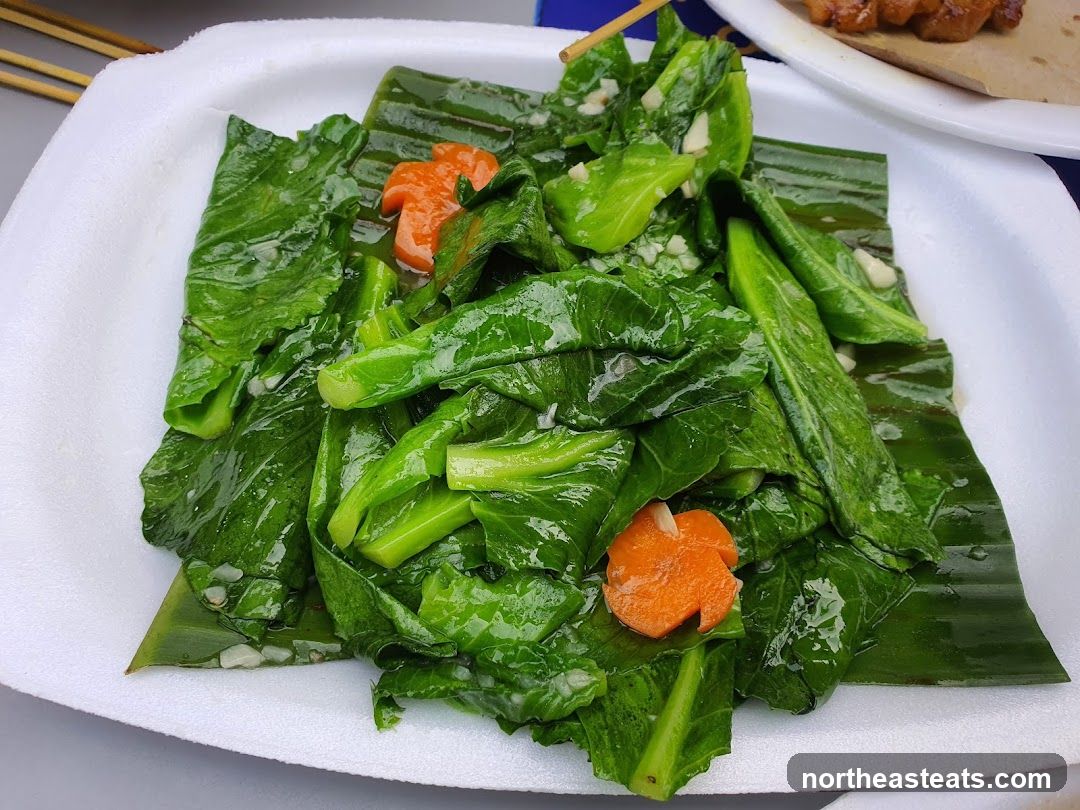 Stir-fried Greens with Carrots