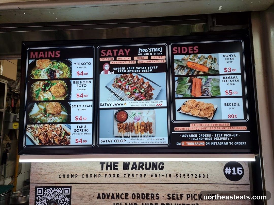 The Warung Menu
