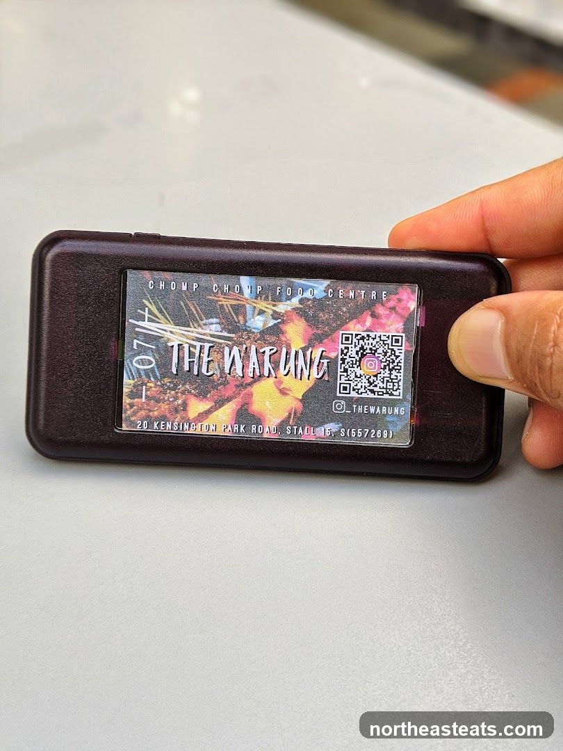 The Warung Business Card