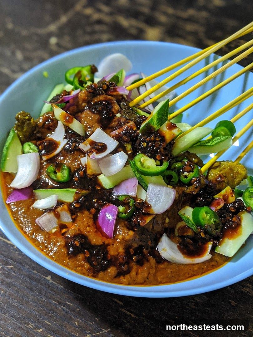 Satay with Peanut Sauce
