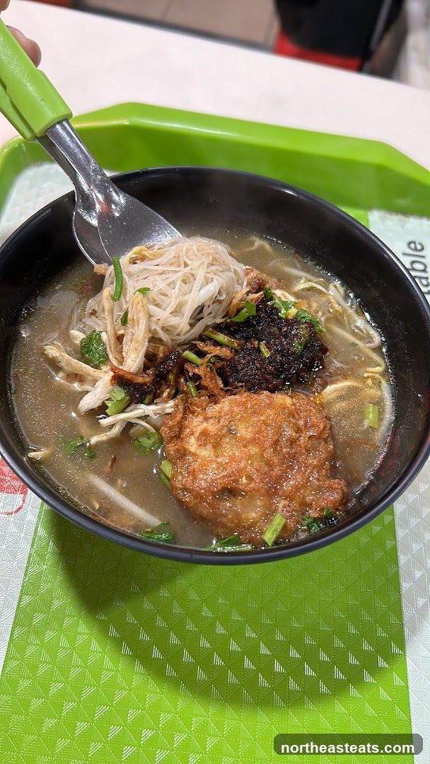 Noodle Soup with Fried Egg