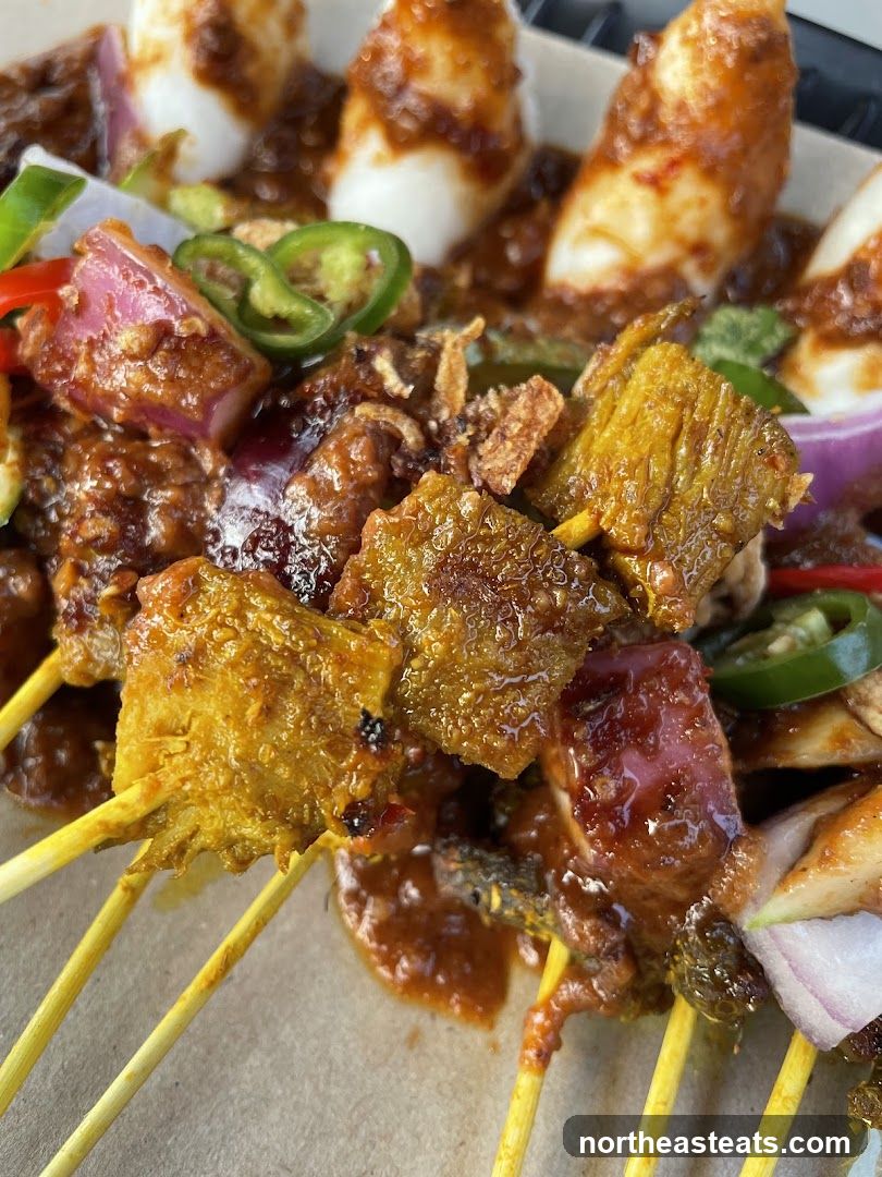 Skewered Meat with Sauce