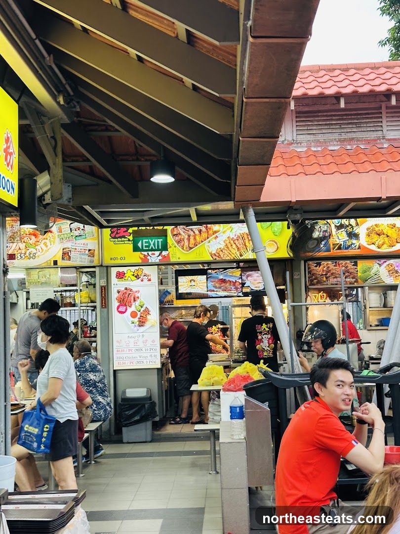 Food Stall with Diners
