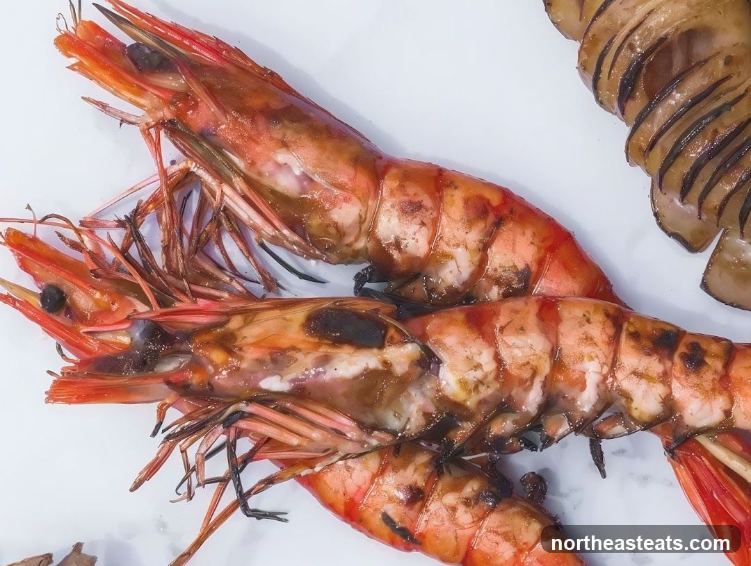 Grilled Prawns and Calamari