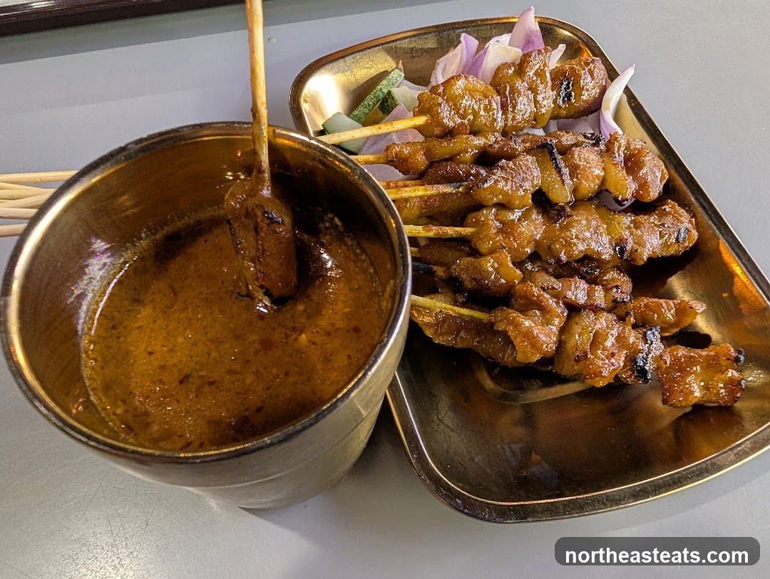 Chicken Satay with Peanut Sauce