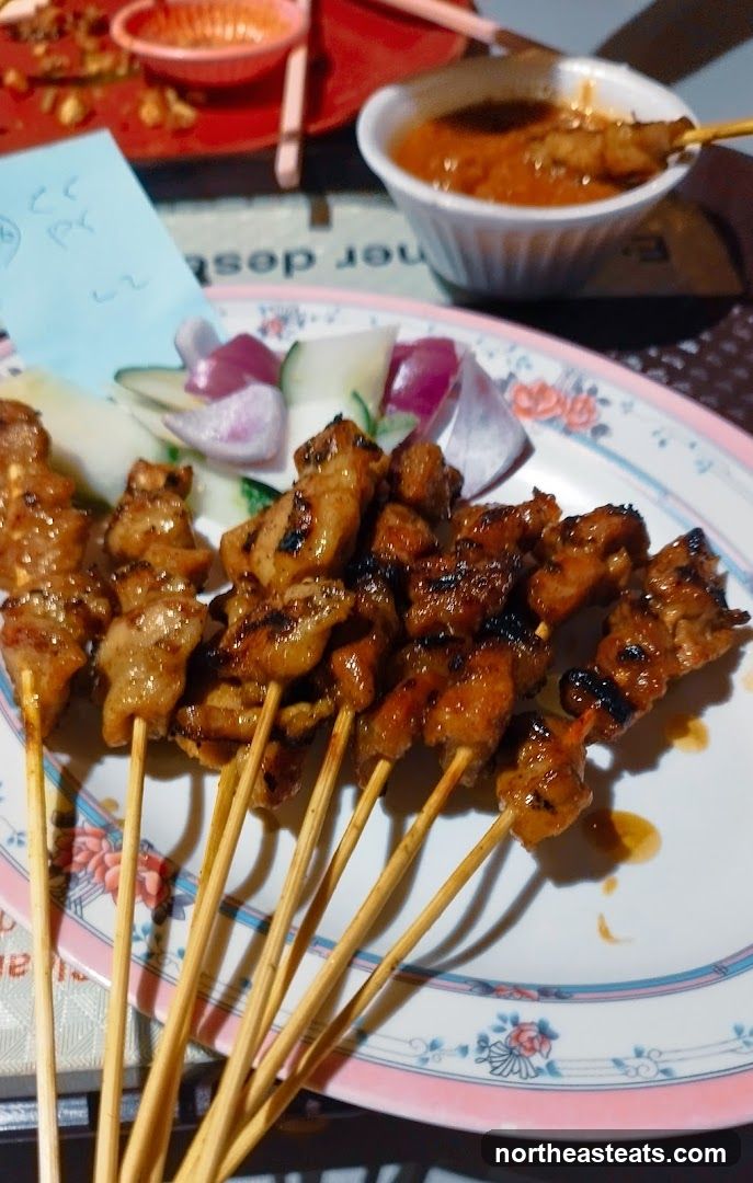 Chicken Satay with Peanut Sauce