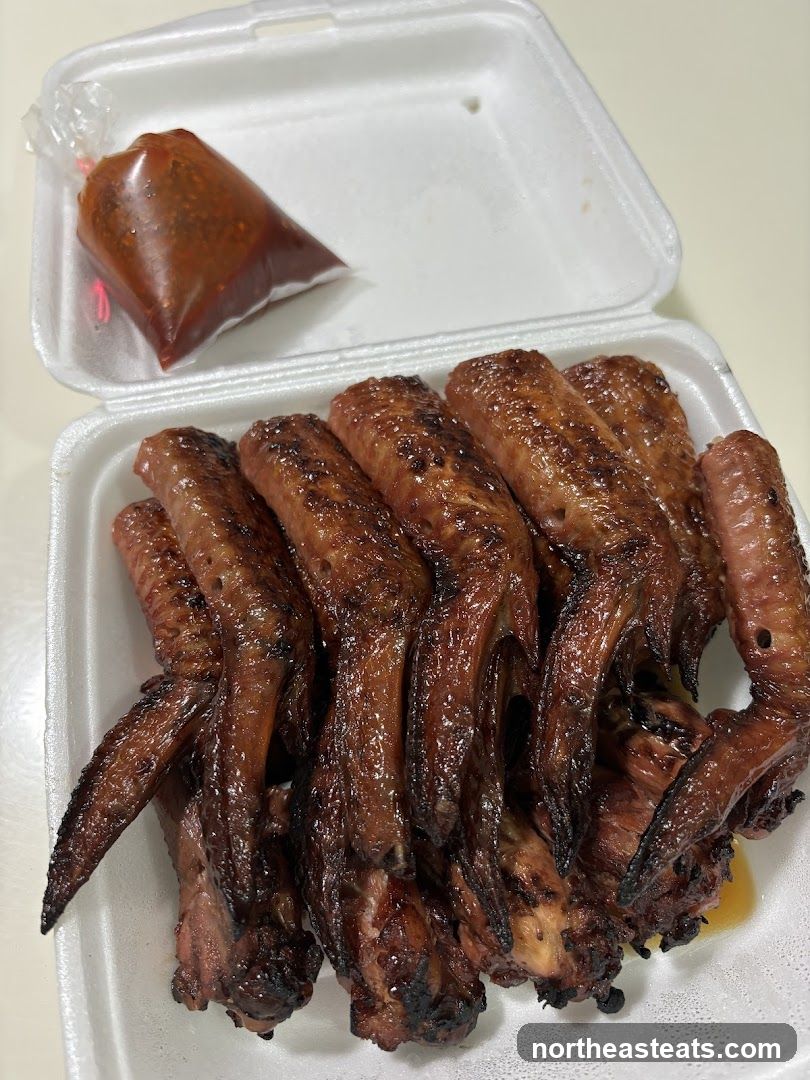 Grilled Chicken Wings with Dipping Sauce