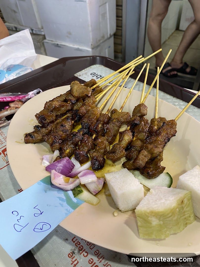 Satay with Ketupat