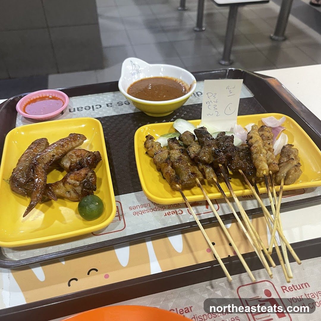 Satay and Chicken Wings