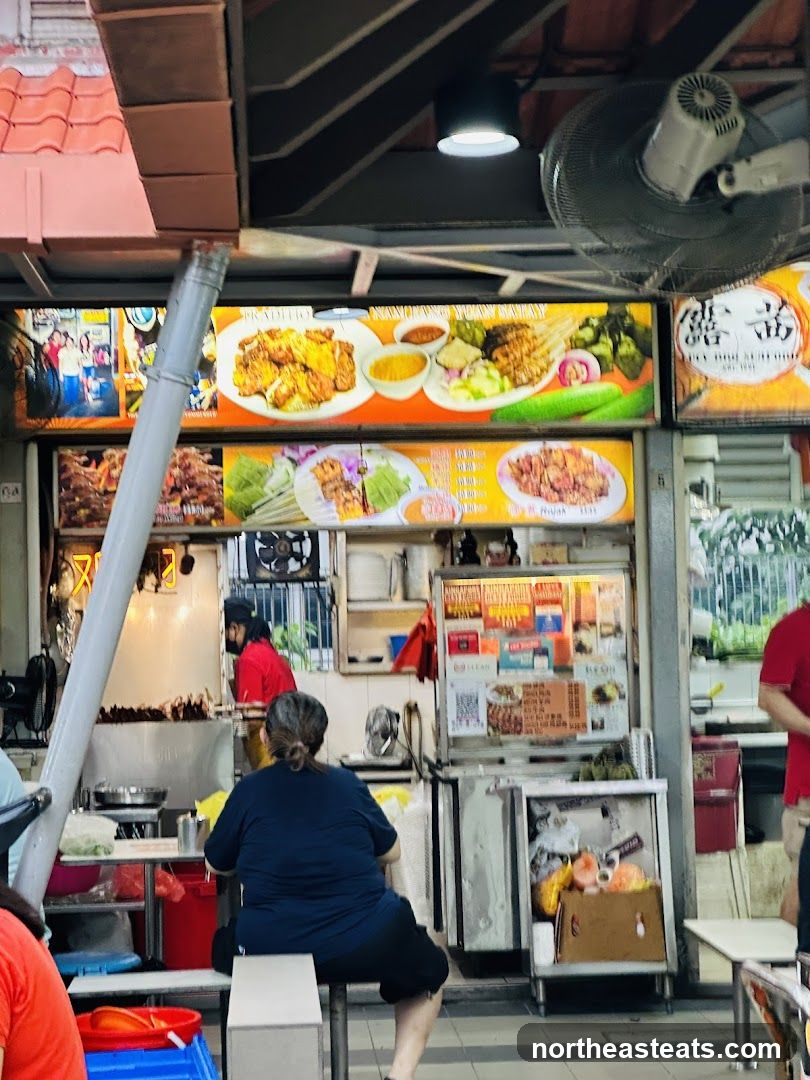 Food Stall with Menu Boards