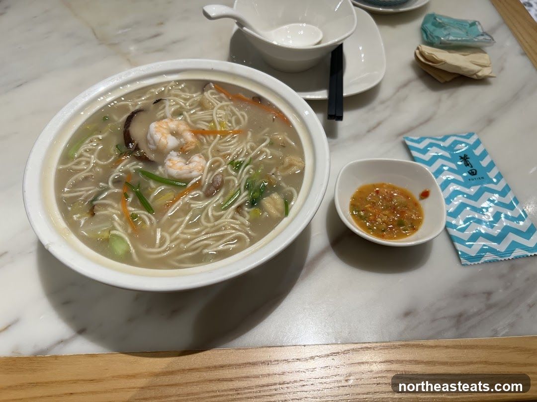 Noodle Soup with Shrimp