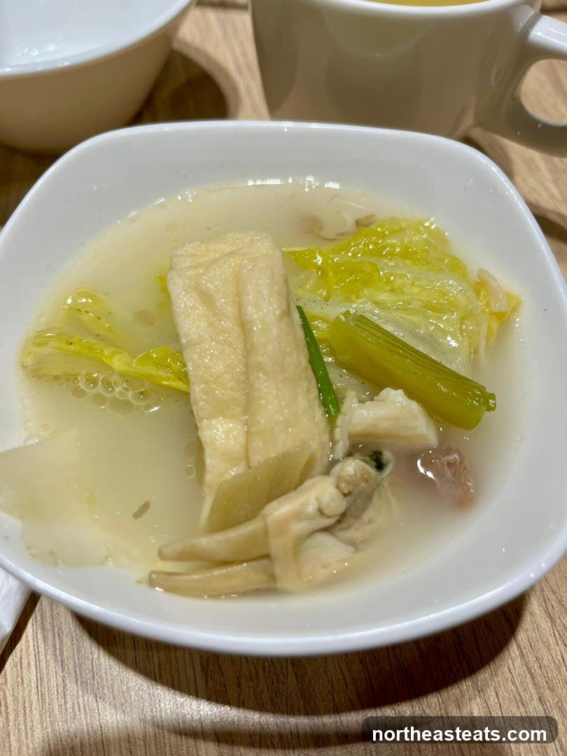 Soup with Tofu and Vegetables