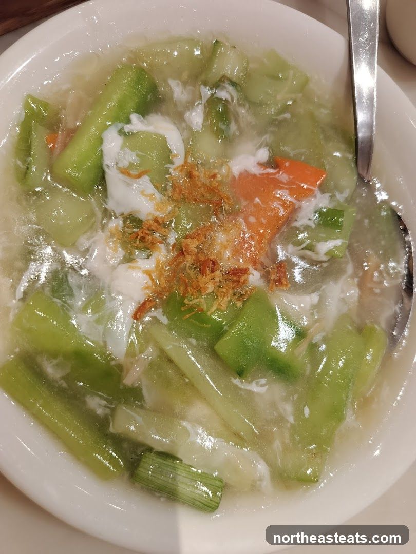 Vegetable Soup with Egg