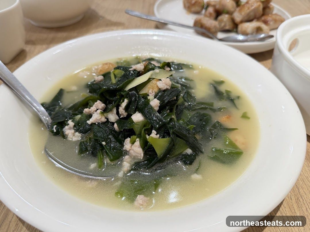 Seaweed and Minced Pork Soup