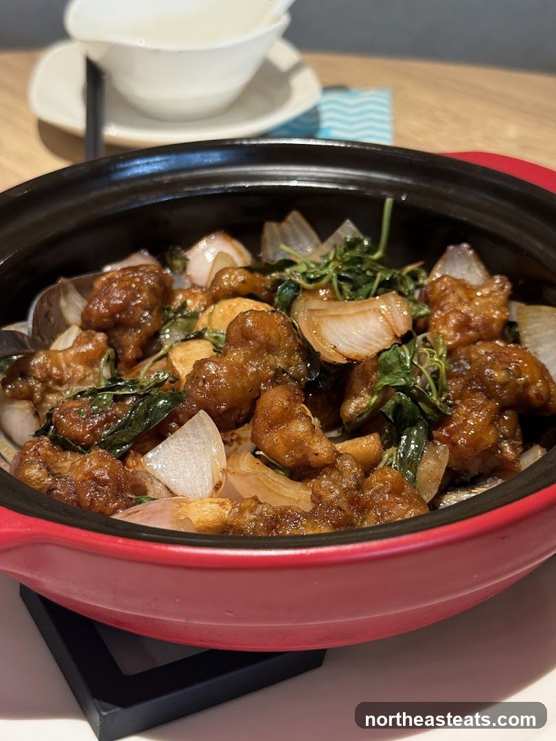 Braised Meat with Onions and Greens