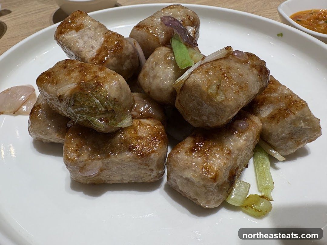 Sausage Bites with Scallions
