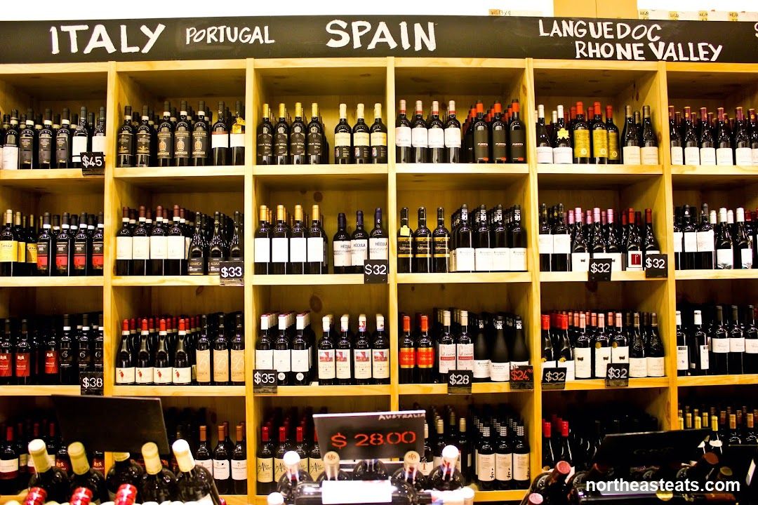 Wine Store Shelves