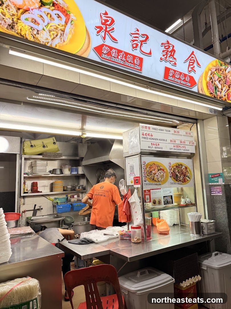 Fried Hokkien Prawn Mee Stall
