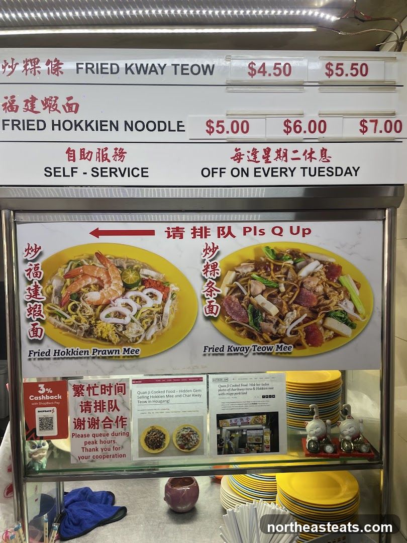 Food Stall Menu and Information