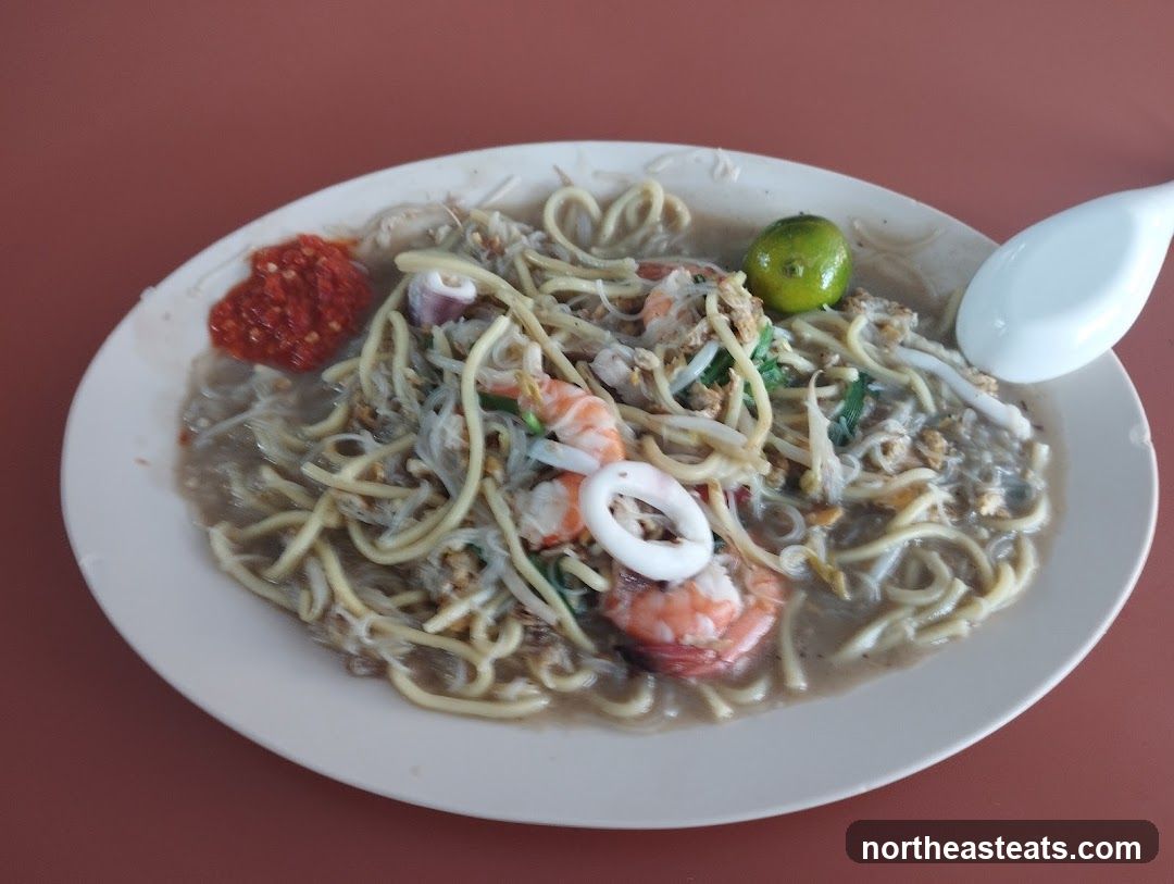 Noodles with Seafood