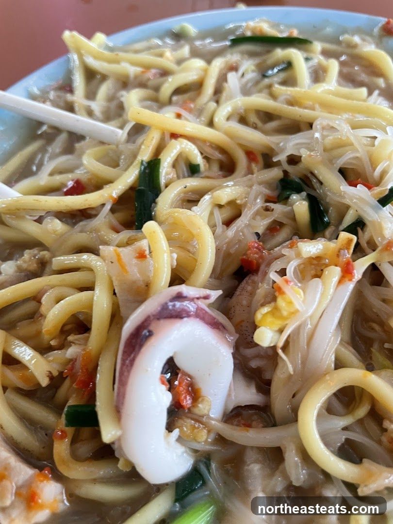 Noodle Dish with Squid