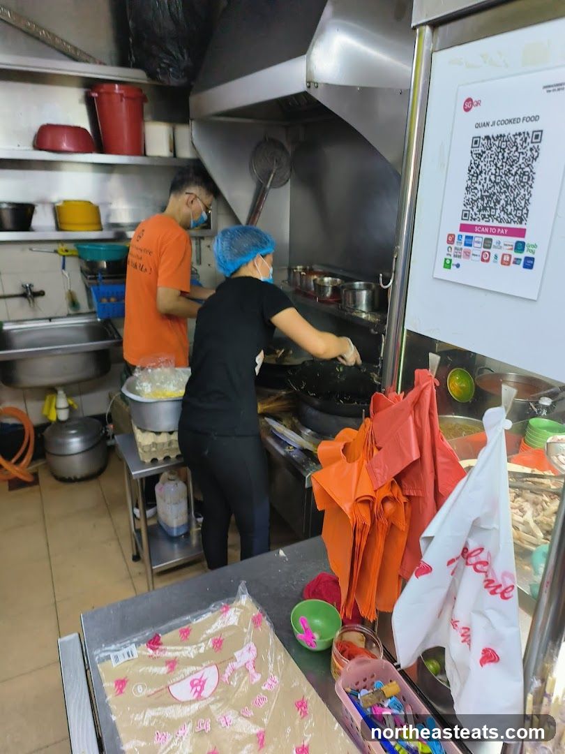 Kitchen Staff Preparing Food