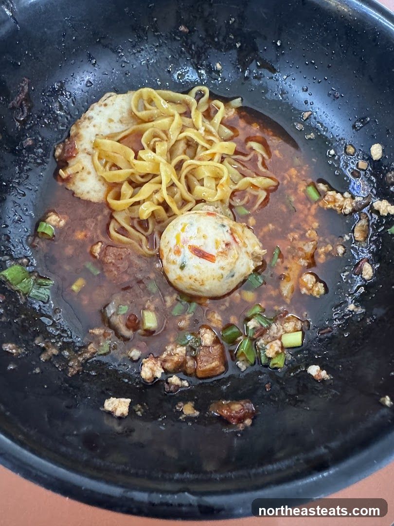 Noodles with Egg and Meat