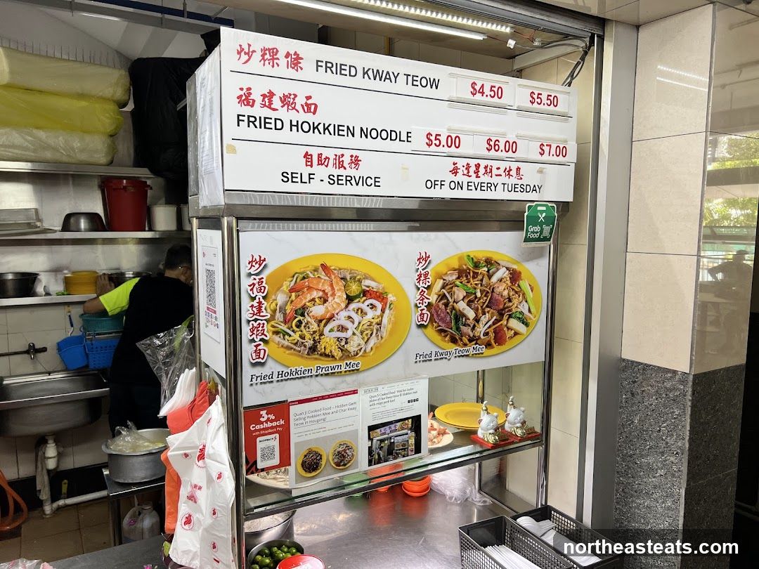 Food Stall Menu