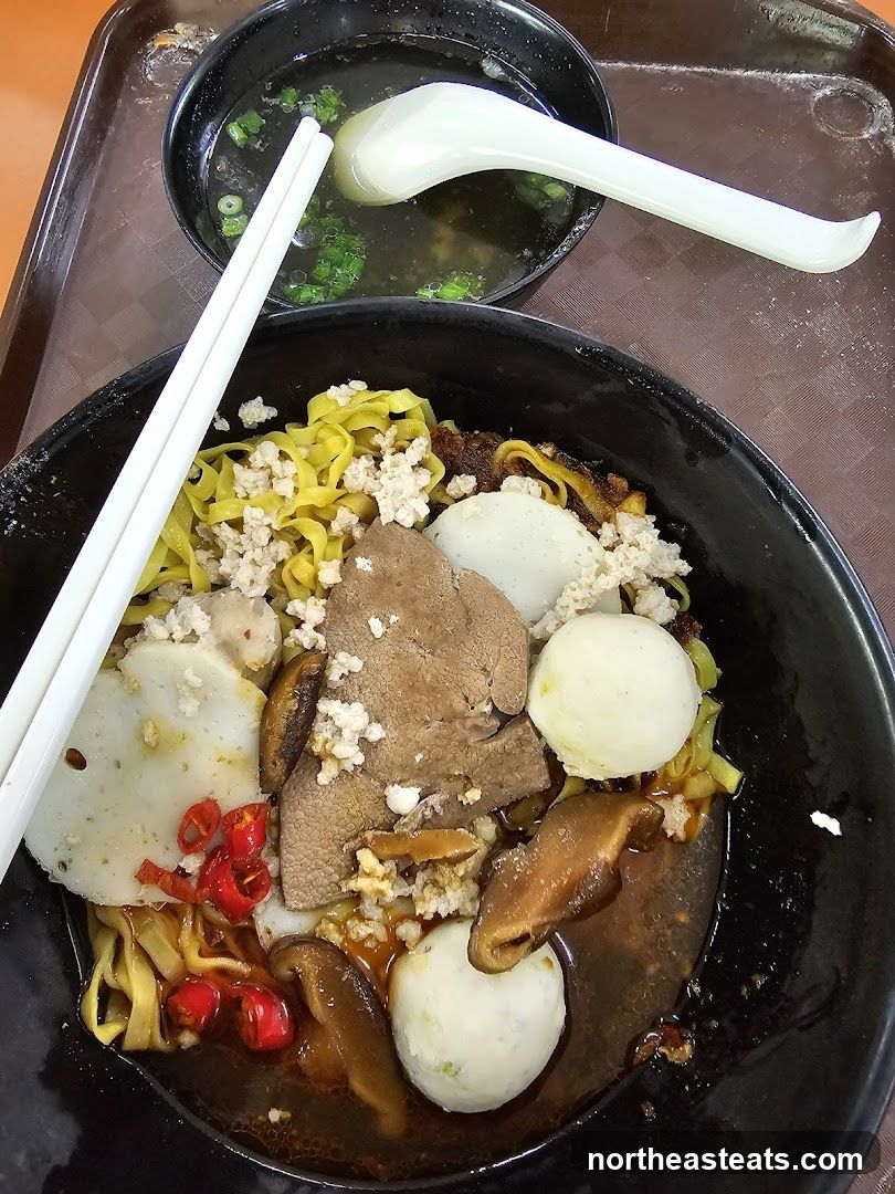 Noodles with Liver and Fish Balls