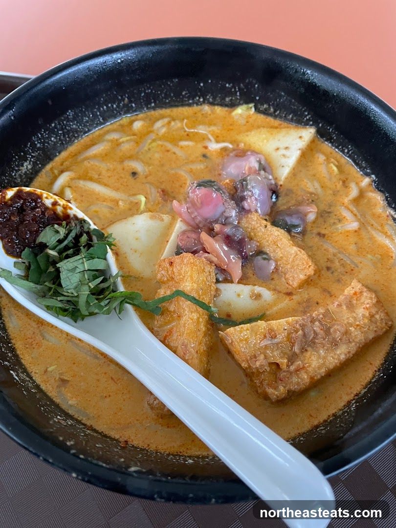 Laksa with Chili Paste and Herbs