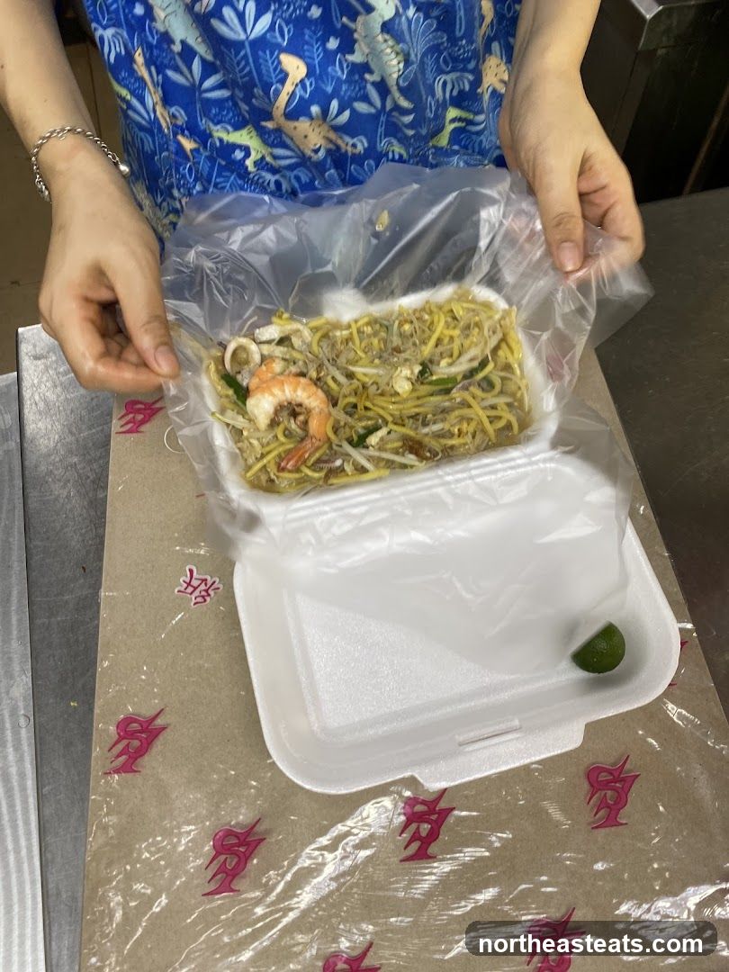 Noodles in a Takeaway Container