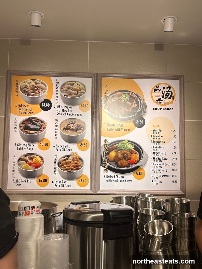 Soup Lodge Menu