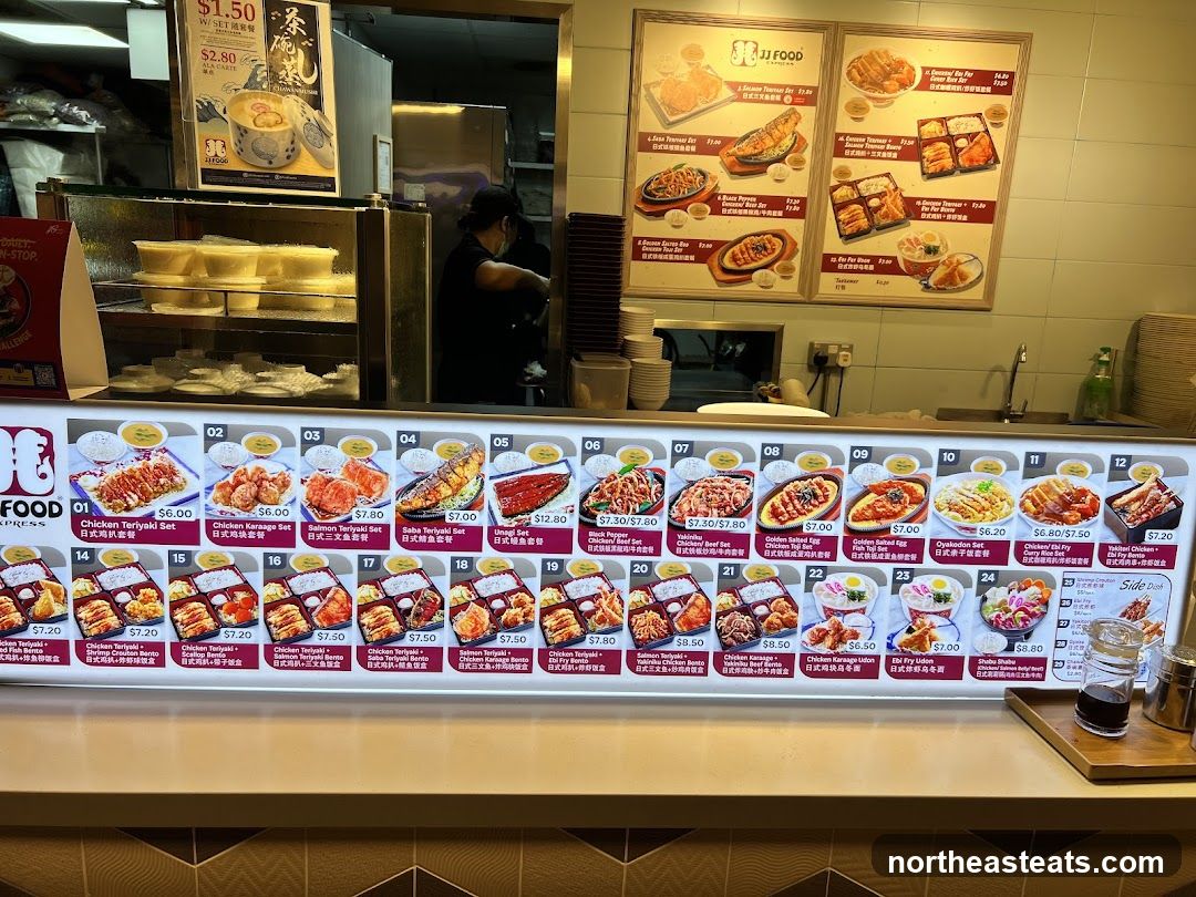 JJ FOOD Menu