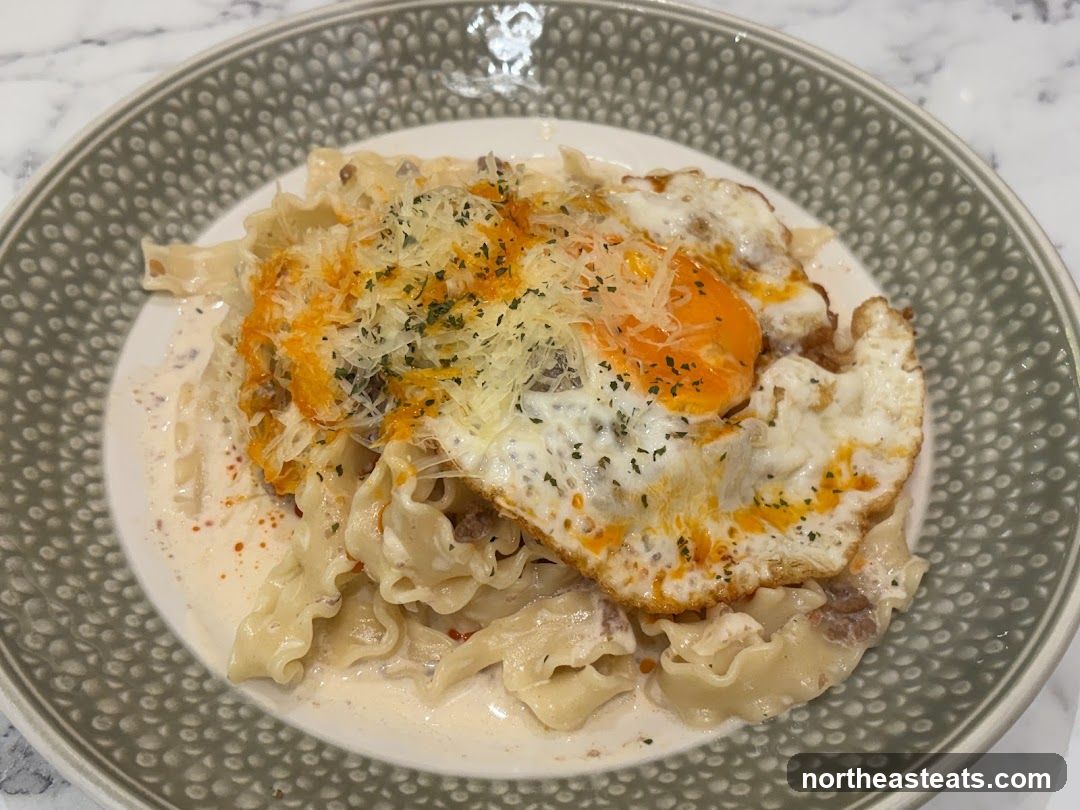 Pasta with Fried Egg