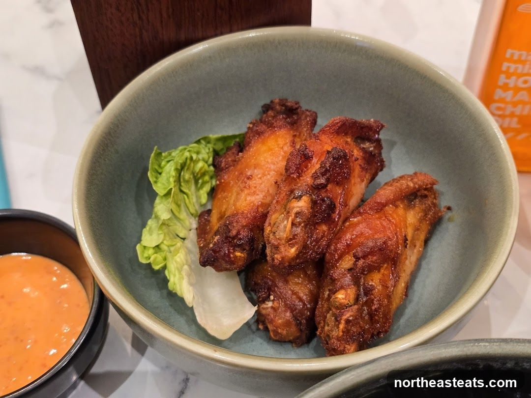 Chicken Wings with Dip