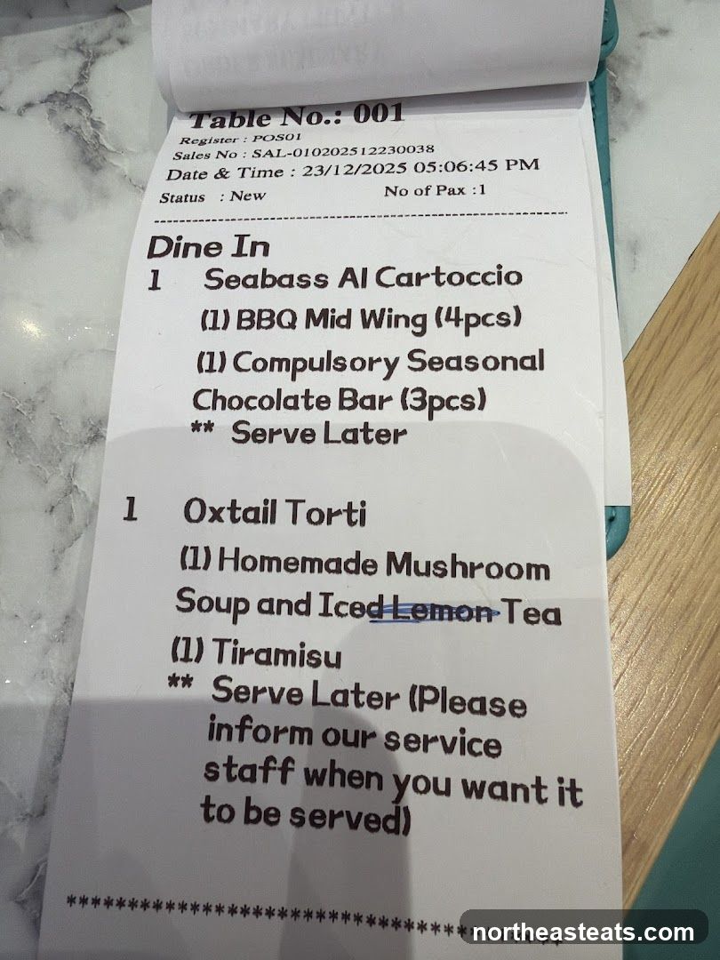 Order Receipt