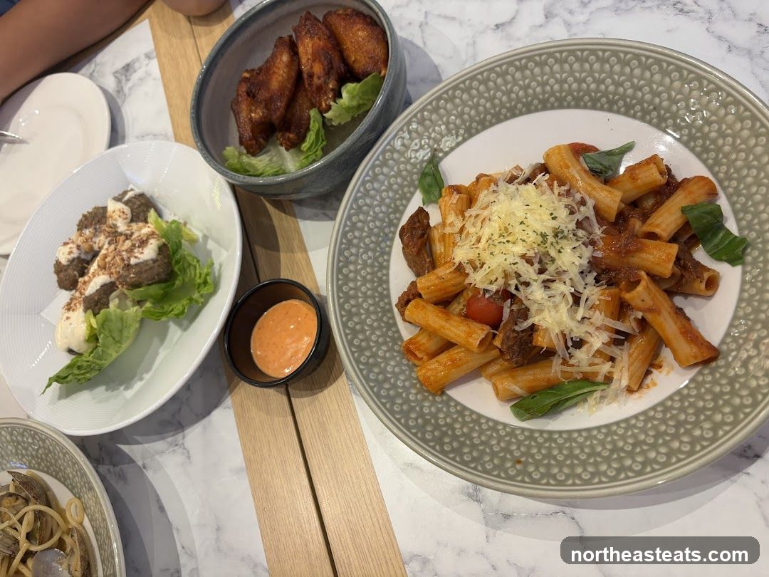 Pasta and Appetizers