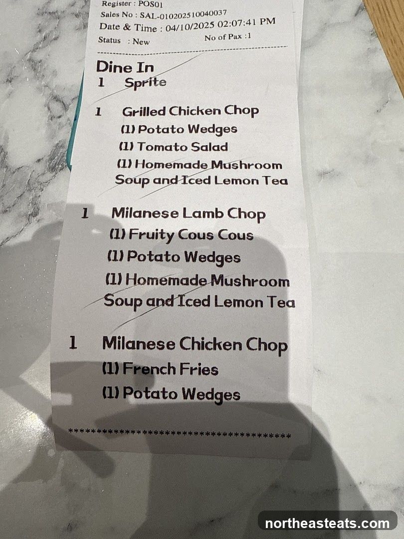 Order Receipt