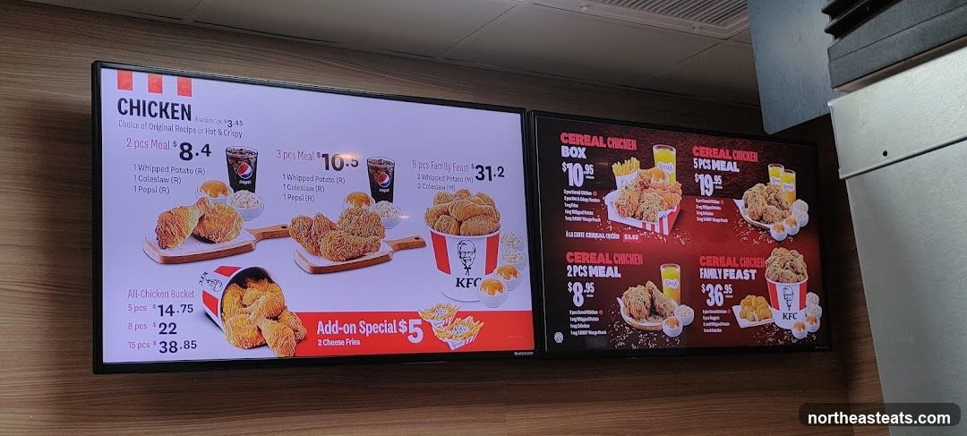 KFC Menu