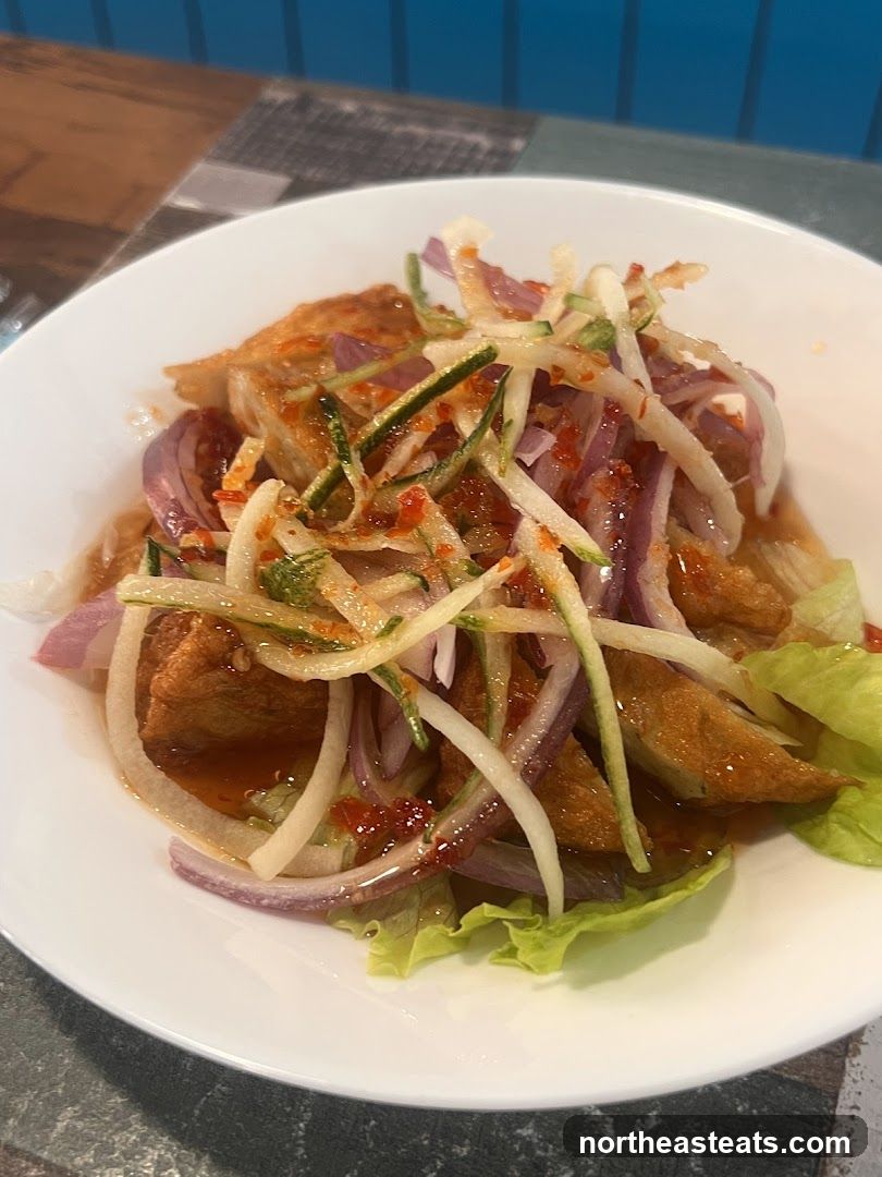 Fish Cake Salad