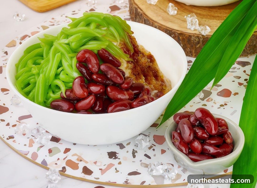 Cendol with Red Beans
