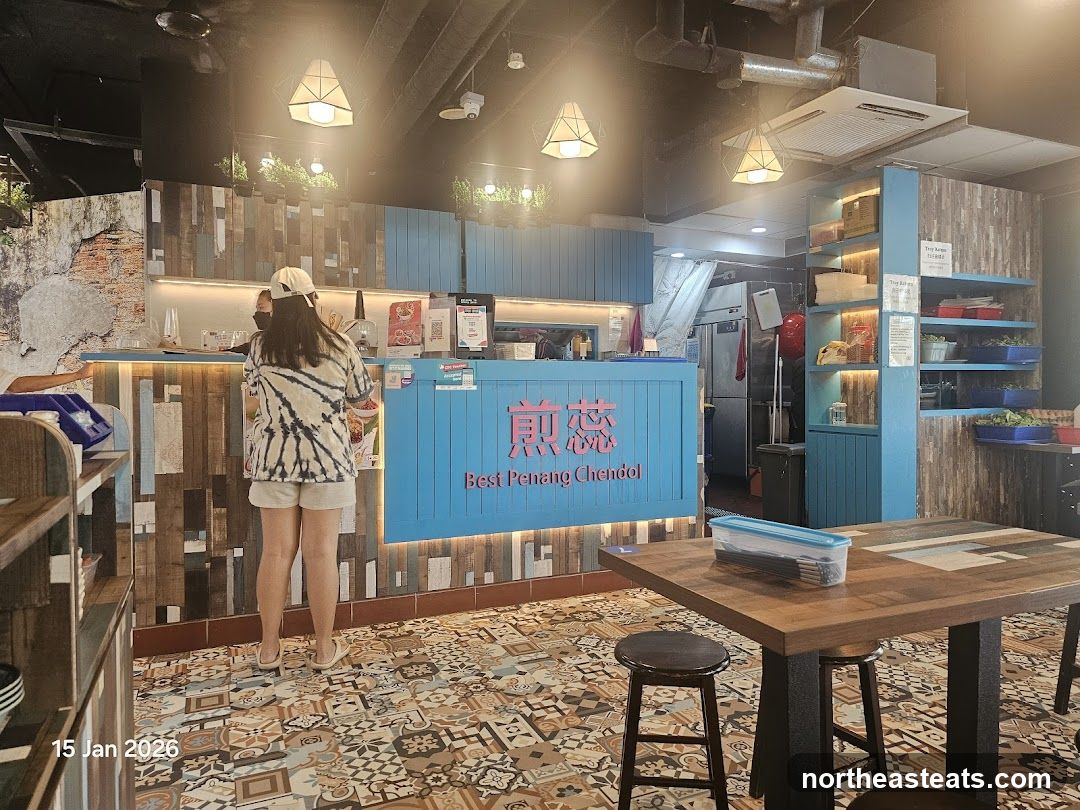 Restaurant Interior with Counter