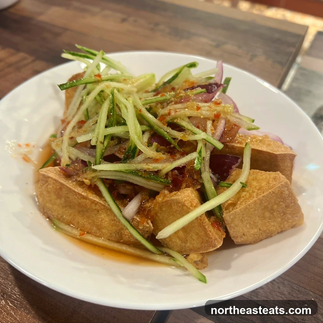 Fried Tofu Salad