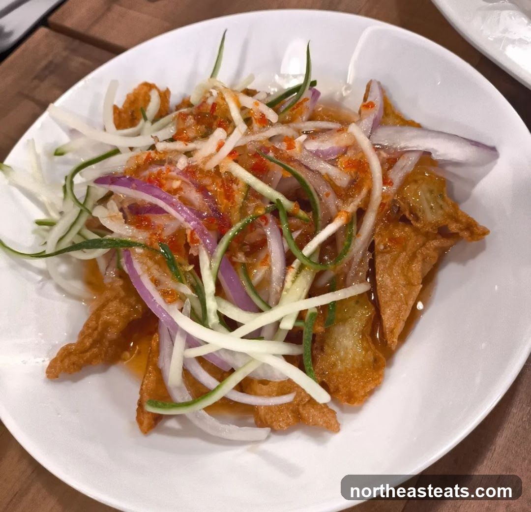 Fried Fish Salad