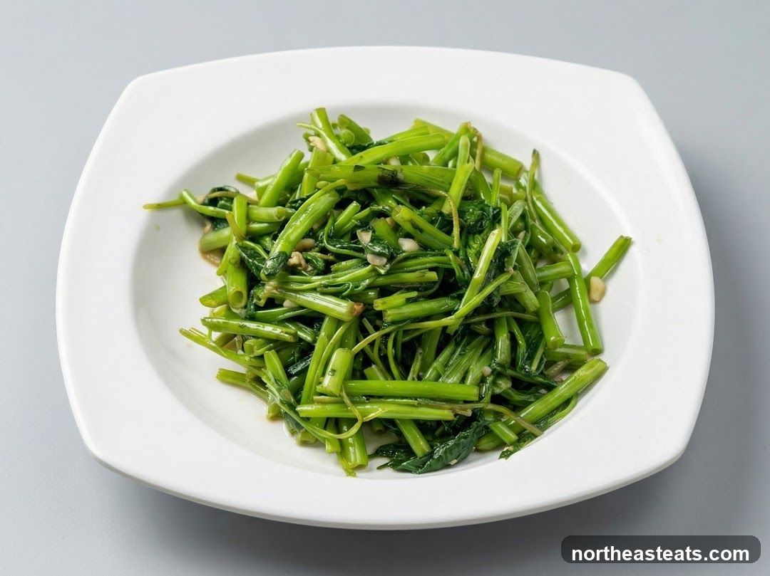 Stir-fried Water Spinach