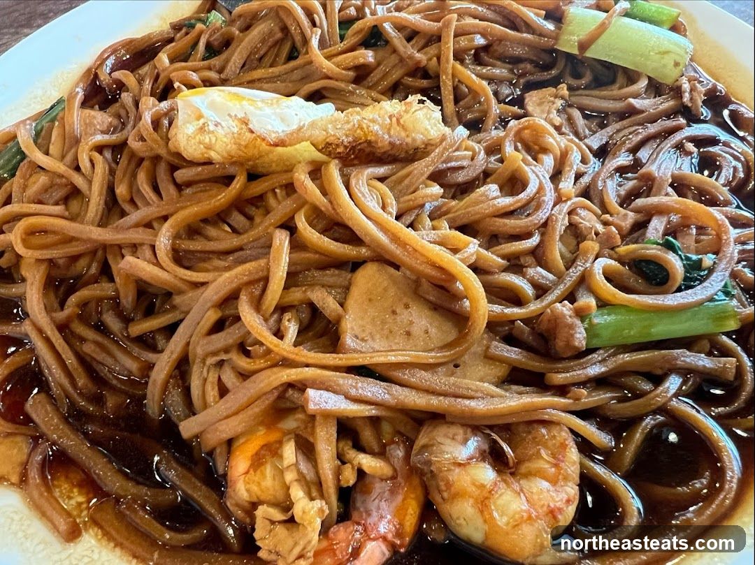 Noodles with Shrimp and Egg