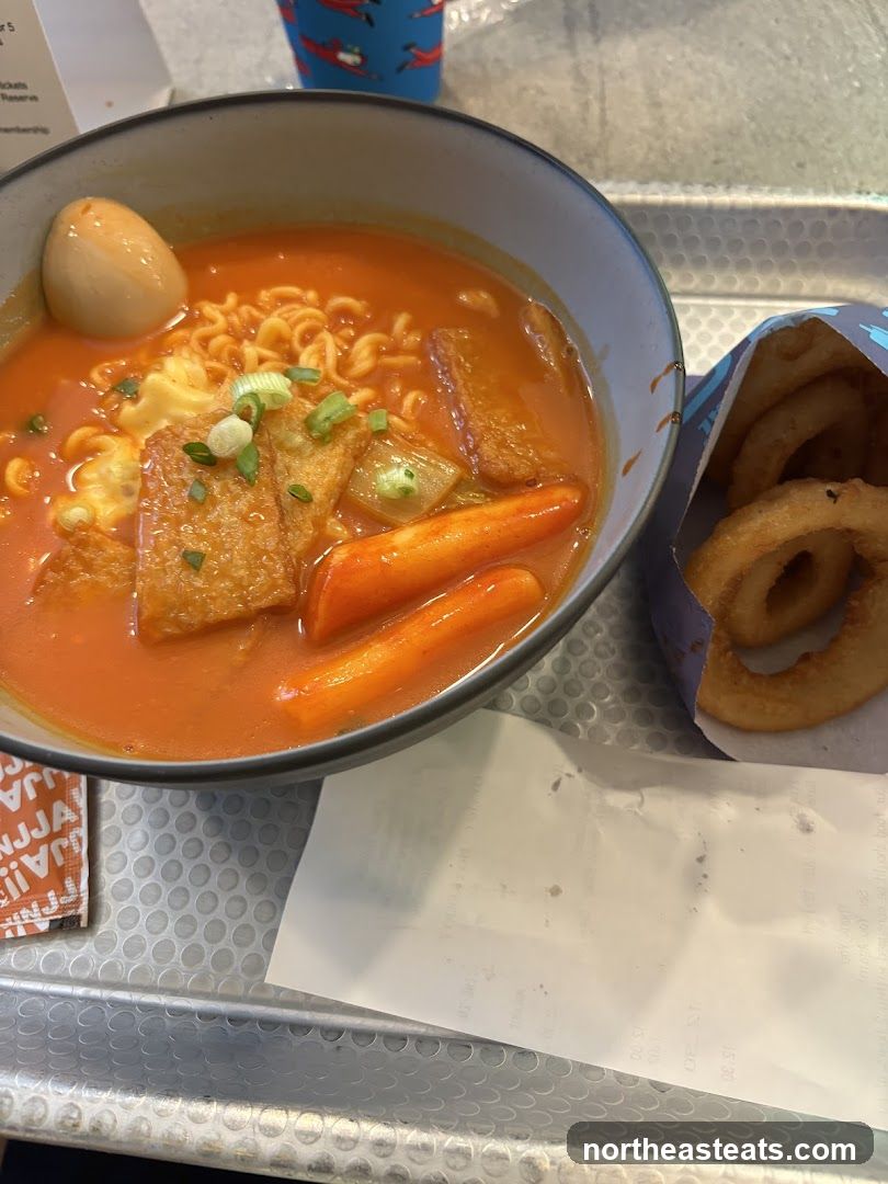 Korean Stew and Onion Rings