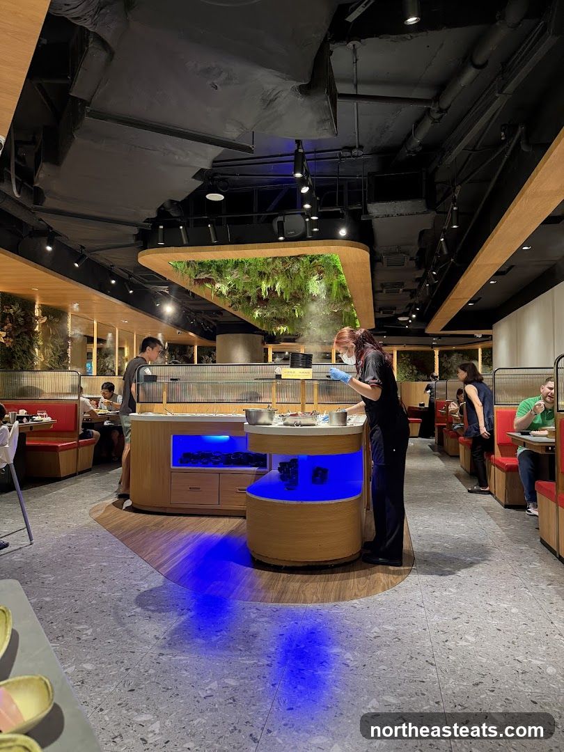 Buffet Station with Staff