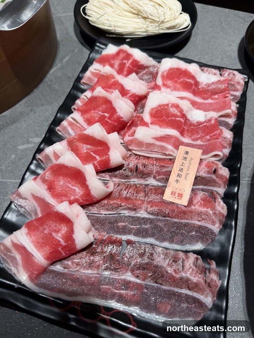 Thinly Sliced Beef and Noodles