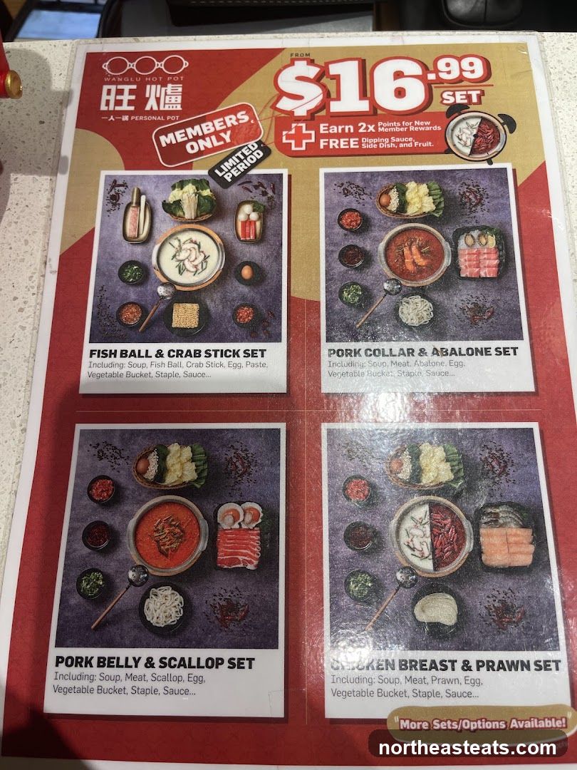 Wanglu Hot Pot Menu